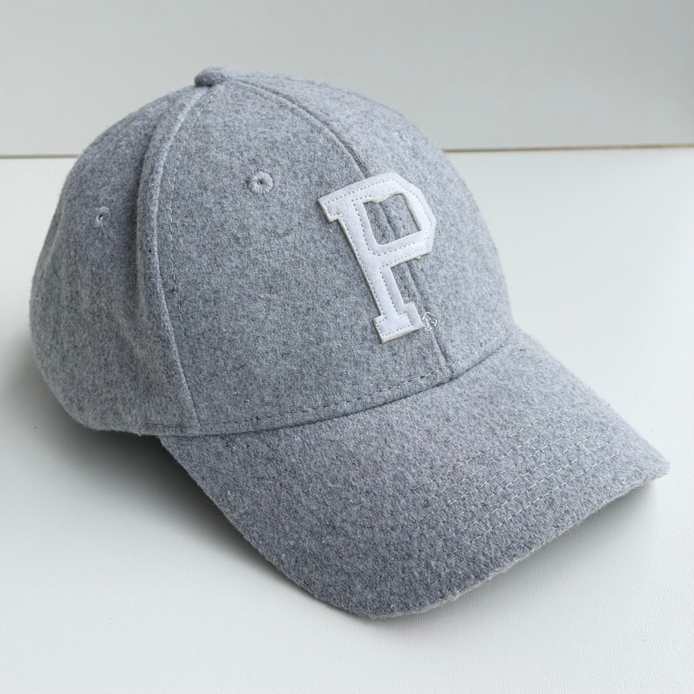 Portland Gear Baseball Cap Grey Wool Blend Adjustable Strapback Logo City Hat